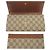 Gucci GG Supreme Leder-Langbrieftasche Braun Beige - Ansicht 5