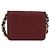 Chanel 19 Wallet on Chain em pele de cordeiro acolchoada Bordeaux - vista 2