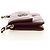 Chanel 19 Wallet on Chain em pele de cordeiro acolchoada Bordeaux - vista 3