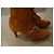 Botas altas Michel Vivien de ante naranja con hebilla - vista 7