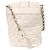 Chanel Vintage CC Turnlock Flap Leather Bianco - vista 2