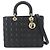 Borsa Christian Dior Cannage Lady Large Nero - vista 2
