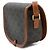 Céline Borsa a tracolla Celine Triomphe Medium Folco Marrone - vista 4