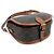 Céline Borsa a tracolla Celine Triomphe Medium Folco Marrone - vista 5