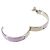 Bracciale Hermès Clic H GM Argento Porpora - vista 6
