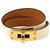 Hermès Bracciale Hermes Kelly Double Tour Bianco - vista 2