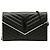 Borsa a tracolla con catena Saint Laurent Cassandra Envelope Nero Bianco