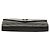Borsa a tracolla con catena Saint Laurent Cassandra Envelope Nero Bianco - vista 3
