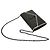 Borsa a tracolla con catena Saint Laurent Cassandra Envelope Nero Bianco - vista 6