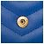 Bolso de hombro con cadena Saint Laurent Cassandra Envelope Azul - vista 8