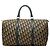 Borsa Christian Dior Dior Trotter Boston Bag Beige Blu navy