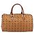 MCM Vicetos Porte-documents en cuir marron