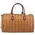 MCM Vicetos Porte-documents en cuir marron - vue 2