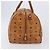 MCM Vicetos Porte-documents en cuir marron - vue 3