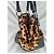 Borsa Dolce & Gabbana Leopardata in Pelle e Tessuto Nero Stampa leopardo - vista 4