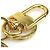 Charm per borsa Louis Vuitton Argento D'oro - vista 7