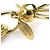 Charm per borsa Louis Vuitton Argento D'oro - vista 9