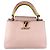 Borsa a mano in pelle Louis Vuitton Capucines BB Rosa