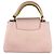 Borsa a mano in pelle Louis Vuitton Capucines BB Rosa - vista 3