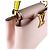 Borsa a mano in pelle Louis Vuitton Capucines BB Rosa - vista 7