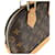 Borsa Louis Vuitton Monogram Alma BB Marrone Monogramma - vista 7