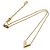 Collana Essential V Metal Louis Vuitton D'oro - vista 2