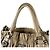 Borsa a mano Prada in pelle beige - vista 11