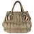 Borsa a mano Prada in pelle beige - vista 3