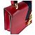Borsa a tracolla in pelle Gucci Sylvie Rosso - vista 7