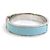 Bracciale rigido in smalto azzurro e argento Hermès Blu chiaro - vista 2