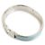Bracciale rigido in smalto azzurro e argento Hermès Blu chiaro - vista 5