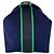 Hermès Borsa Hermes Bride à Black GM Canvas Blu Verde - vista 2