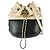 Borsa a tracolla Chanel in beige e nero