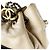 Borsa a tracolla Chanel in beige e nero - vista 6