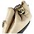 Borsa a tracolla Chanel in beige e nero - vista 7