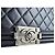 Borsa a tracolla Chanel Boy Large in pelle di agnello Nero - vista 9