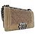 Le Boy Bolsa de Ombro Chanel Boy em Veludo Castanho claro - vista 9