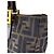 Borsa Fendi Zucca Marrone in Pelle e Nylon - vista 5