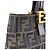 Borsa Fendi Zucca Marrone in Pelle e Nylon - vista 6