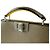 Borsa a tracolla Fendi Peekaboo I.U. in Khaki e Yellow Cachi Giallo - vista 11
