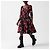 Vestido de mujer Prada con estampado de rosas Negro Roja - vista 4