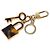 Louis Vuitton Portefeuille Confidence Keychain Marrone D'oro - vista 2