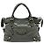 Borsa 2-Way in pelle grigia Balenciaga Marrone