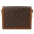 Bolsa de Ombro Louis Vuitton Monogram Reverse Dauphine MM Marrom Monograma - vista 3