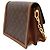 Bolsa de Ombro Louis Vuitton Monogram Reverse Dauphine MM Marrom Monograma - vista 4