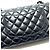 Borsa a tracolla Chanel A01112 Matelassé Nero - vista 10