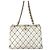Borsa Chanel Wild Stitch CC Coco Mark Logo Bianco Blu navy