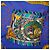 Hermès Foulard Hermes Carre 90 LES TAMBOURS Blu Multicolore Verde - vista 2