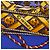 Hermès Foulard Hermes Carre 90 LES TAMBOURS Blu Multicolore Verde - vista 4