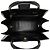 Borsa Balenciaga Hourglass B Logo Nero - vista 4